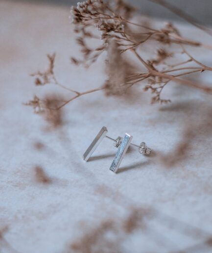 Bar Shape Stud Earrings