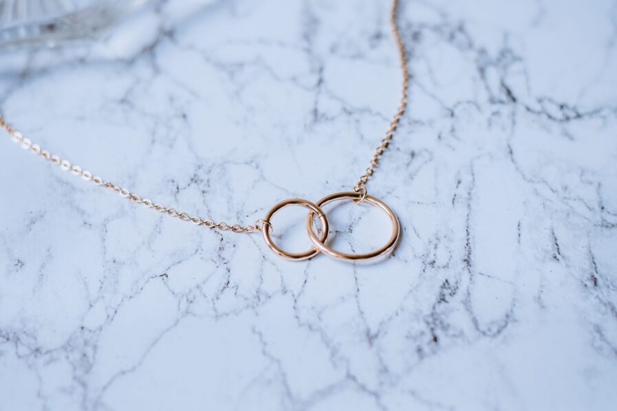 Titanium Geometric Minimalist Necklace