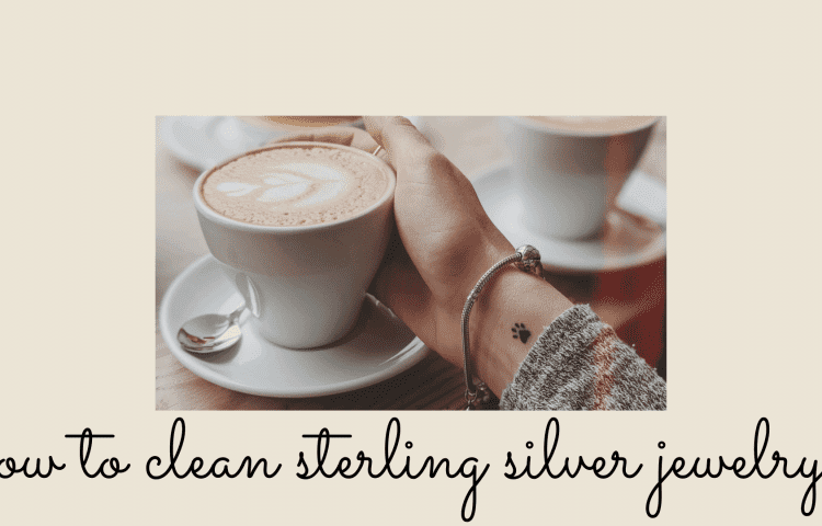 clean sterling silver jewelry