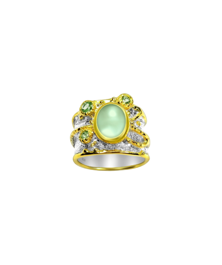 Peridot Sapphire Ring