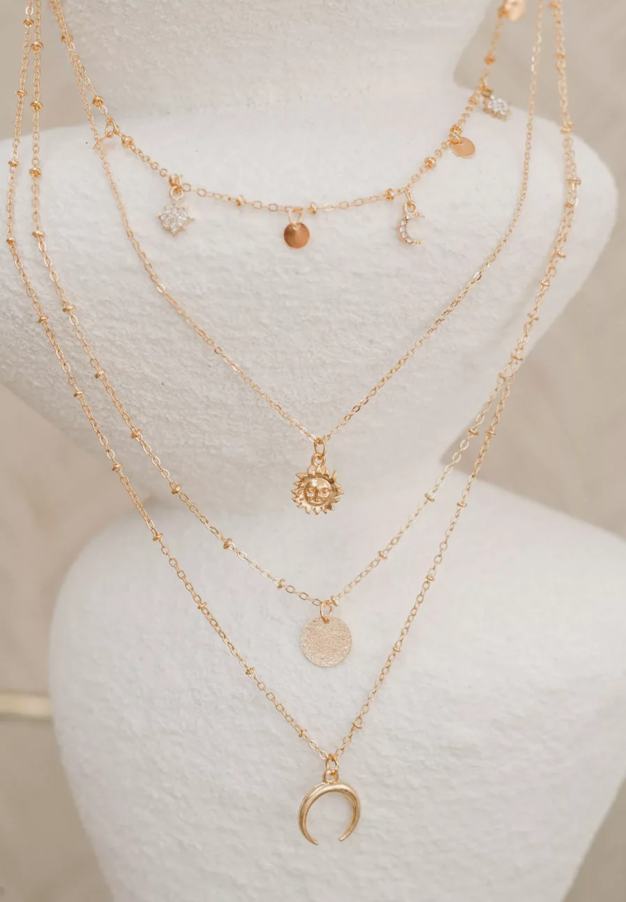 4 layer necklace