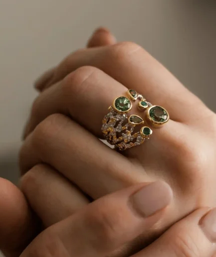 Emeralds-and-Peridots-Ring
