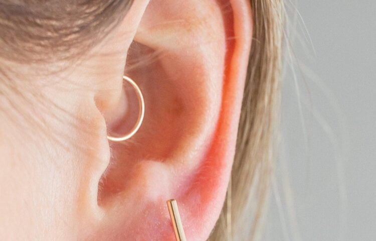 Bar Shape Stud Earrings Price